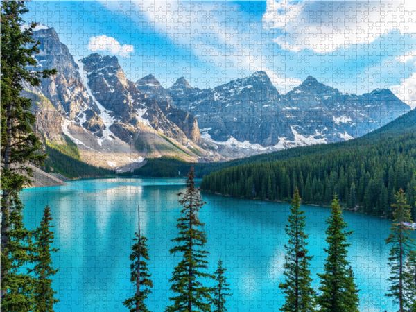 Produktbild: CALVENDO Puzzle Ein Motiv aus dem Kalender Unterwegs in Kanadas Westen | 1000 Teile Lege-Gr&ouml;&szlig;e 64x48cm Foto-Puzzle f&uuml;r gl&uuml;ckliche Stunden