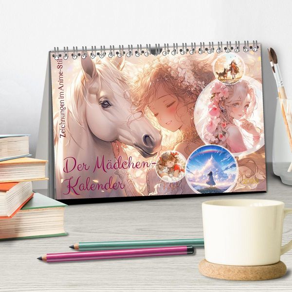 Produktbild: Der M&auml;dchen-Kalender (Tischkalender 2026 DIN A5 quer), CALVENDO Monatskalender