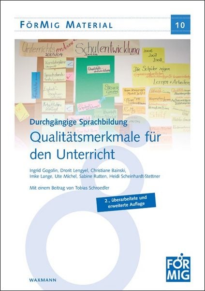 Produktbild: Durchg&auml;ngige Sprachbildung. Qualit&auml;tsmerkmale f&uuml;r den Unterricht