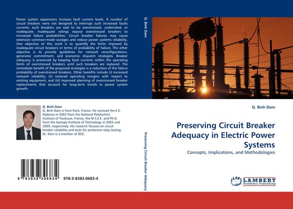 Produktbild: Preserving Circuit Breaker Adequacy in Electric Power Systems