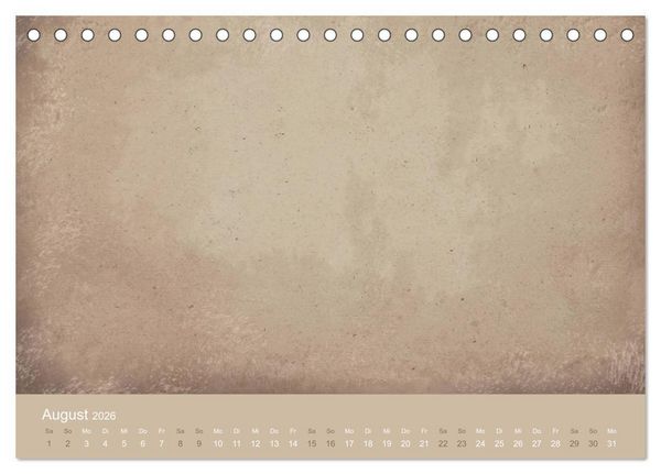 Produktbild: Vintage DIY Bastel-Kalender (Tischkalender 2026 DIN A5 quer), CALVENDO Monatskalender