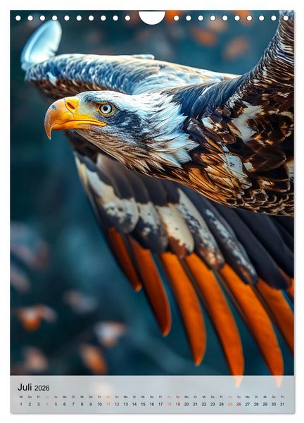 Produktbild: V&ouml;gel - K&uuml;nstler im Flug (Wandkalender 2026 DIN A4 hoch), CALVENDO Monatskalender