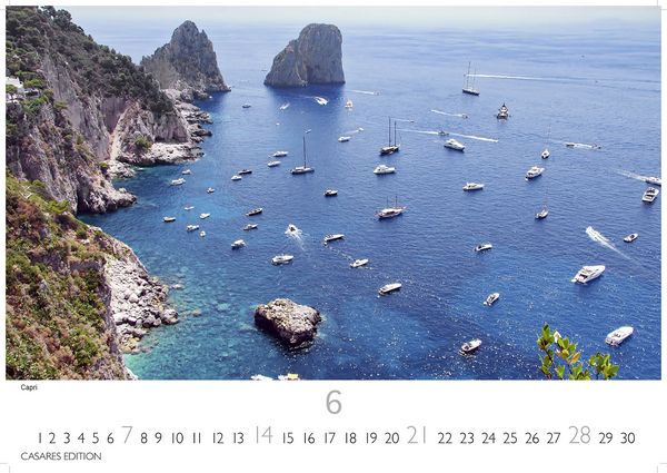 Produktbild: Golf von Neapel Kalender 2026 – Wandkalender | Fotokalender Italien 24x35 cm -. mit Capri, Ischia & Amalfi Küste
