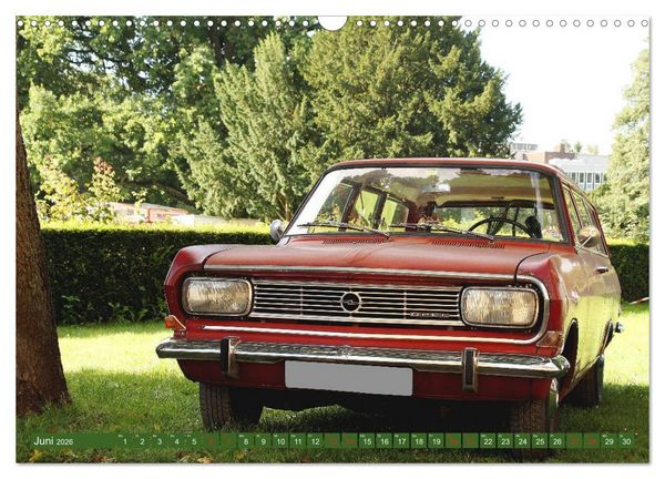 Produktbild: Opel Oldtimer mit dem Blitz (Wandkalender 2026 DIN A3 quer), CALVENDO Monatskalender