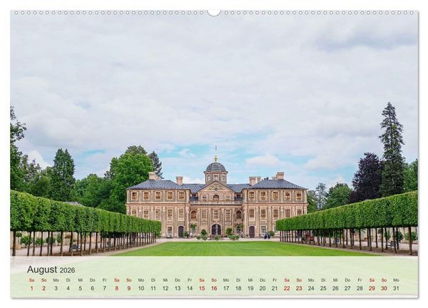 Produktbild: Schloss Favorite &ndash; Ein Park im Wandel der Jahreszeiten (Wandkalender 2026 DIN A2 quer), CALVENDO Monatskalender