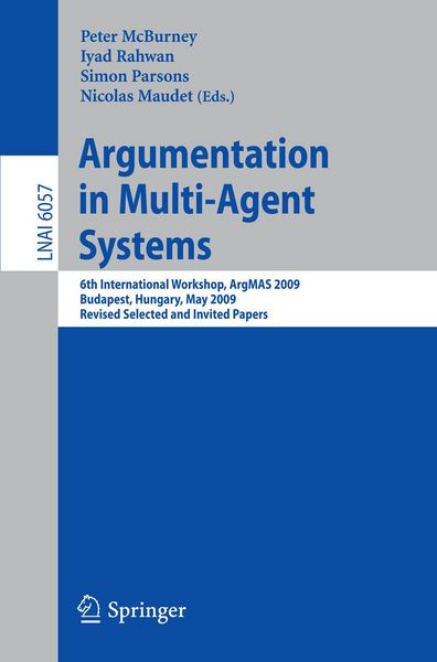 Produktbild: Argumentation in Multi-Agent Systems
