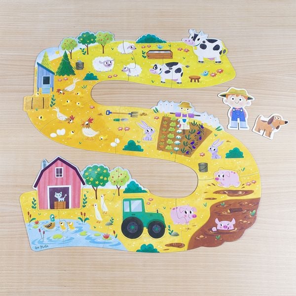 Produktbild: GOULA XXL-Puzzle Bauernhof