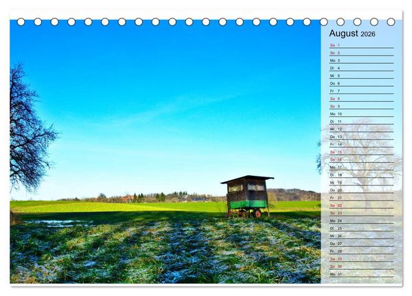 Produktbild: Hohenlohe - Natur und Altstadt (Tischkalender 2026 DIN A5 quer), CALVENDO Monatskalender