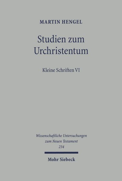 Produktbild: Studien zum Urchristentum