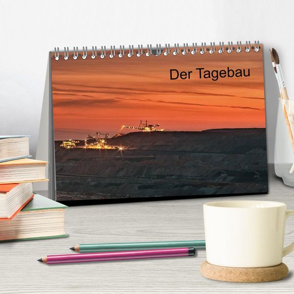 Produktbild: Der Tagebau (Tischkalender 2026 DIN A5 quer), CALVENDO Monatskalender