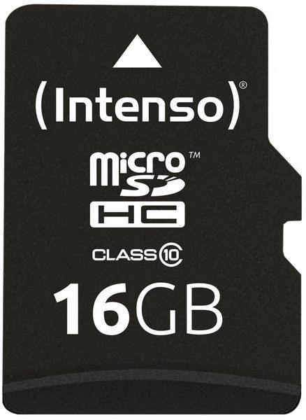 Produktbild: Intenso Class 10 - Flash-Speicherkarte (microSDHC/SD-Adapter inbegriffen)