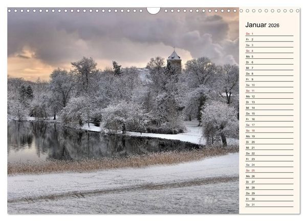 Produktbild: Schl&ouml;sser der Niederlausitz (Wandkalender 2026 DIN A3 quer), CALVENDO Monatskalender