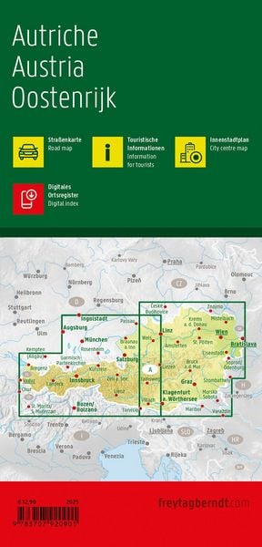 Produktbild: freytag & berndt Stra&szlig;enkarte &Ouml;sterreich 1:300.000