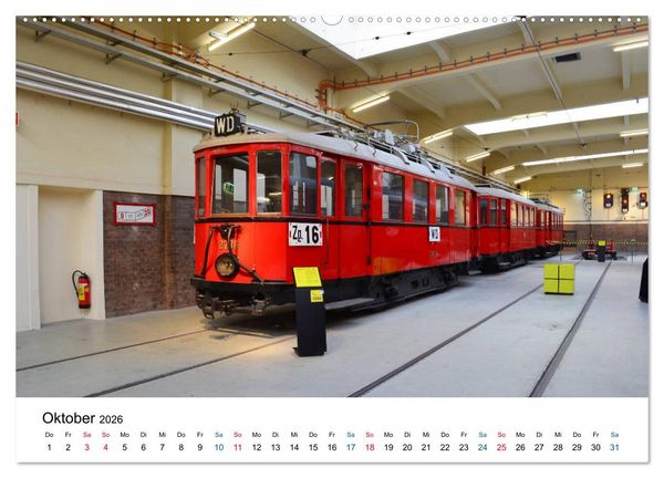 Produktbild: Mit der Bim durch Wien - Die Wiener Stra&szlig;enbahn (hochwertiger Premium Wandkalender 2026 DIN A2 quer), Kunstdruck in Hochglanz