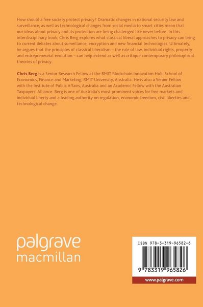 Produktbild: The Classical Liberal Case for Privacy in a World of Surveillance and Technological Change