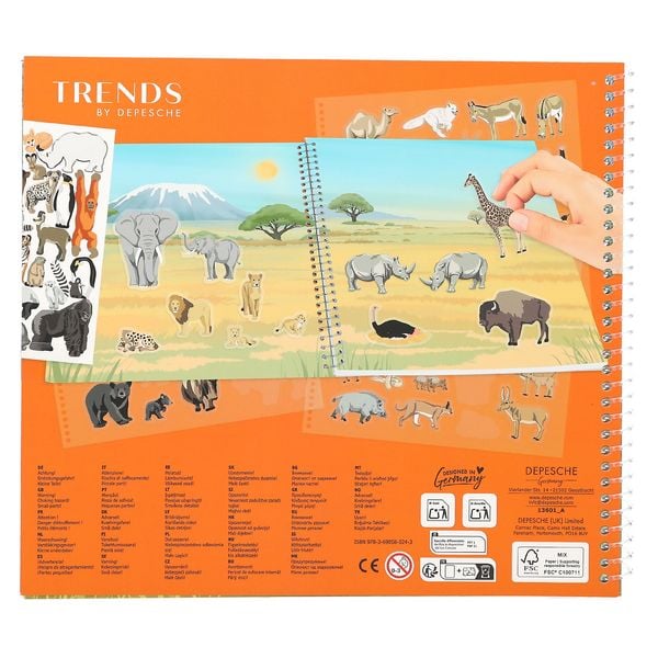 Produktbild: Create Your Wild Life mit Flock Stickern