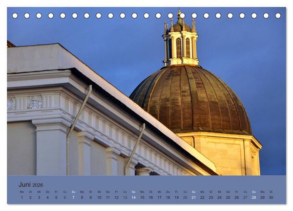 Produktbild: Vilnius im Detail (Tischkalender 2026 DIN A5 quer), CALVENDO Monatskalender
