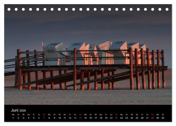 Produktbild: St. Peter-Ording (Tischkalender 2026 DIN A5 quer), CALVENDO Monatskalender