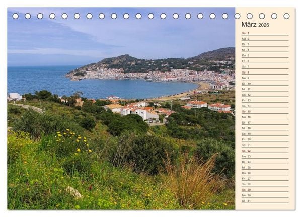 Produktbild: Cote Vermeille - Wo die Pyren&auml;en das Meer k&uuml;ssen (Tischkalender 2026 DIN A5 quer), CALVENDO Monatskalender