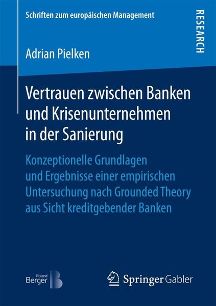Produktbild: Vertrauen zwischen Banken und Krisenunternehmen in der Sanierung