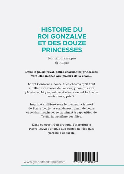 Produktbild: Histoire du roi Gonzalve et des douze princesses