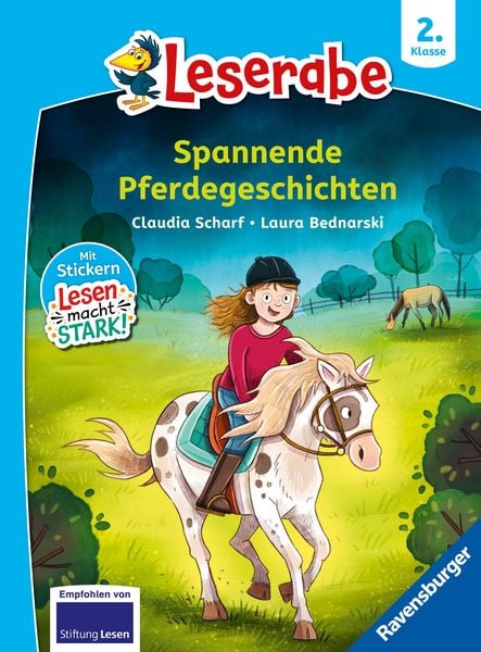 Produktbild: Spannende Pferdegeschichten - Leserabe 2. Klasse - Erstlesebuch f&uuml;r Kinder ab 7 Jahren