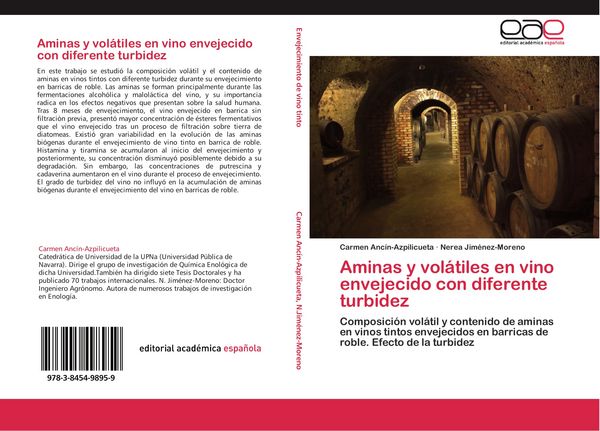 Produktbild: Aminas y vol&aacute;tiles en vino envejecido con diferente turbidez