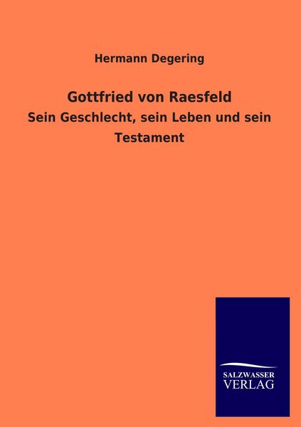 Produktbild: Gottfried von Raesfeld