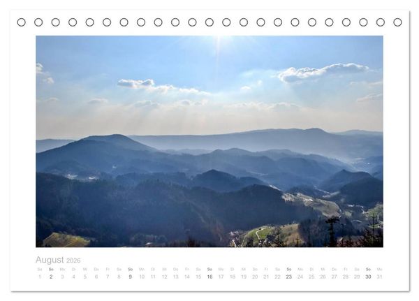 Produktbild: Die n&ouml;rdliche Ortenau (Tischkalender 2026 DIN A5 quer), CALVENDO Monatskalender
