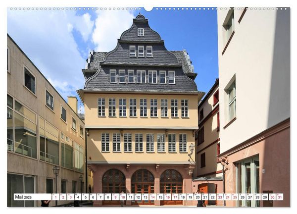 Produktbild: Frankfurt am Main die neue Altstadt vom Taxifahrer Petrus Bodenstaff (Wandkalender 2026 DIN A2 quer), CALVENDO Monatskalender