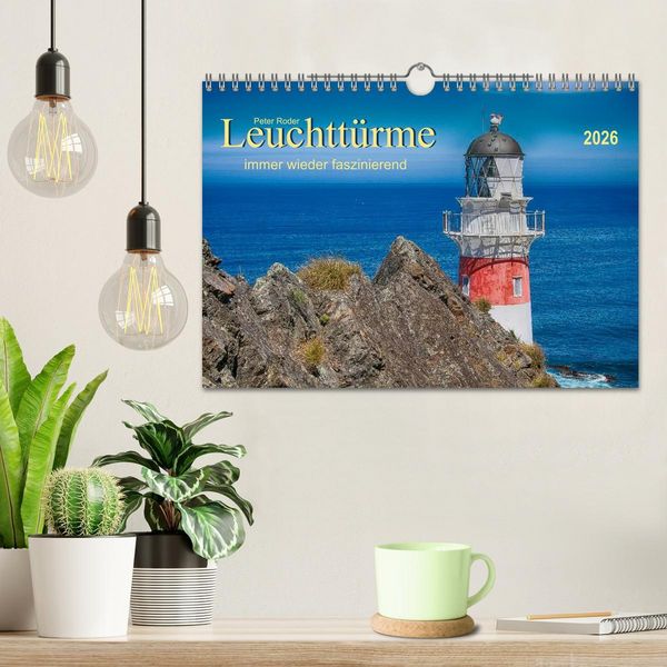Produktbild: Leucht&uuml;rme - immer wieder faszinierend (Wandkalender 2026 DIN A4 quer), CALVENDO Monatskalender