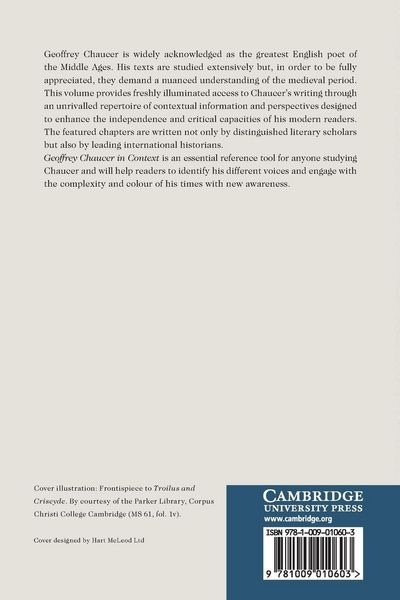 Produktbild: Geoffrey Chaucer in Context
