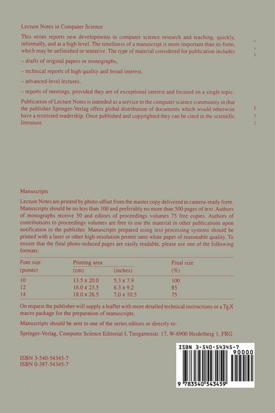 Produktbild: Mathematical Foundations of Computer Science 1991
