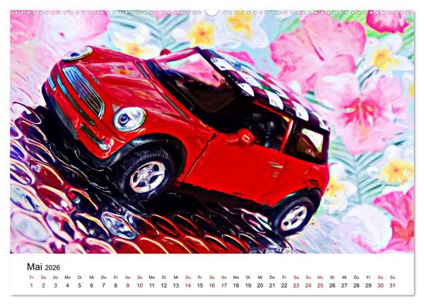 Produktbild: Surreale Autowelten (Wandkalender 2026 DIN A2 quer), CALVENDO Monatskalender
