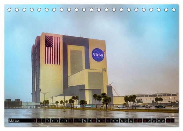 Produktbild: Kennedy Space Center (Tischkalender 2026 DIN A5 quer), CALVENDO Monatskalender