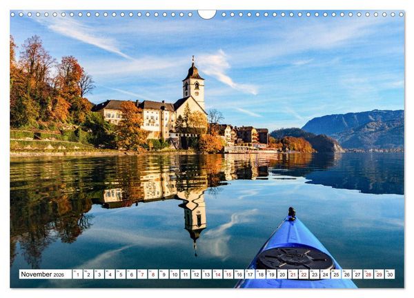 Produktbild: Kajaktour am Wolfgangsee (Wandkalender 2026 DIN A3 quer), CALVENDO Monatskalender
