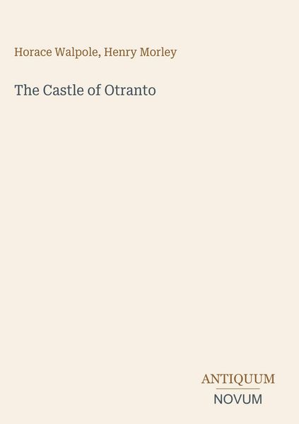 Produktbild: The Castle of Otranto