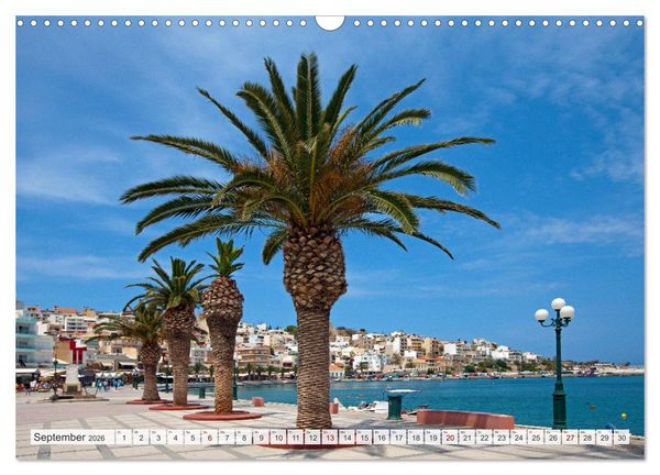 Produktbild: Urlaubsparadies in Kreta (Wandkalender 2026 DIN A3 quer), CALVENDO Monatskalender