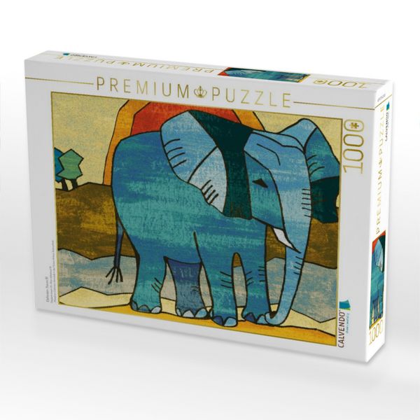 Produktbild: CALVENDO Puzzle Elefanten-Traum 10 | 1000 Teile Lege-Gr&ouml;&szlig;e 64x48cm Foto-Puzzle f&uuml;r gl&uuml;ckliche Stunden