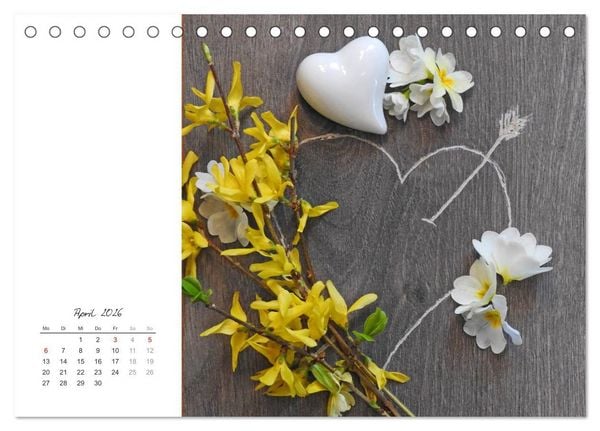 Produktbild: Ein Kalender voll Liebe (Tischkalender 2026 DIN A5 quer), CALVENDO Monatskalender