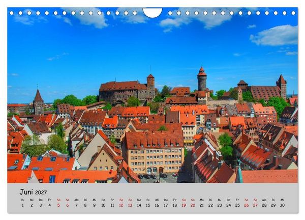 Produktbild: N&uuml;rnberg. Du bist so sch&ouml;n (Wandkalender 2027 DIN A4 quer), CALVENDO Monatskalender
