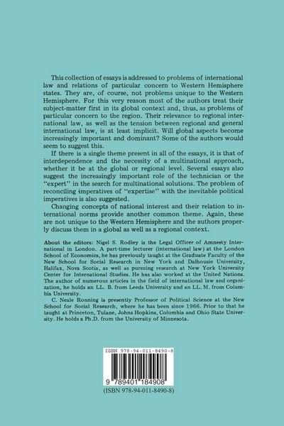 Produktbild: International Law in the Western Hemisphere