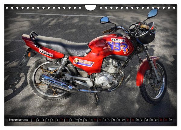 Produktbild: YAMAHA - Motorrad-Legenden (Wandkalender 2026 DIN A4 quer), CALVENDO Monatskalender
