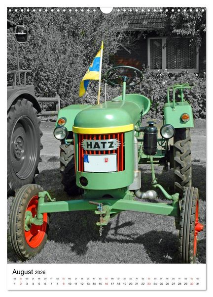 Produktbild: Alte Traktoren Nostalgie pur (Wandkalender 2026 DIN A3 hoch), CALVENDO Monatskalender