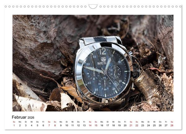 Produktbild: Uhren aus aller Welt - Die Fortsetzung (Wandkalender 2026 DIN A3 quer), CALVENDO Monatskalender