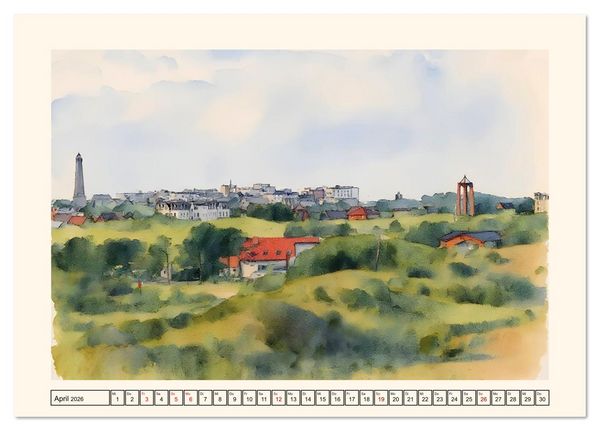 Produktbild: Reise durch Ostfriesland (Tischkalender 2026 DIN A5 quer), CALVENDO Monatskalender
