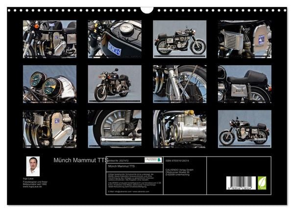 Produktbild: M&uuml;nch Mammut TTS (Wandkalender 2026 DIN A3 quer), CALVENDO Monatskalender
