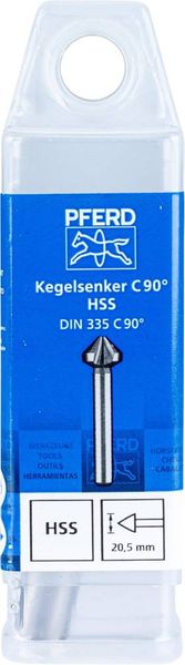 Produktbild: PFERD TOOLS KES HSS DIN 335 C90&deg; 20,5 25202115 Kegelsenker 20.5mm HSS 1St.