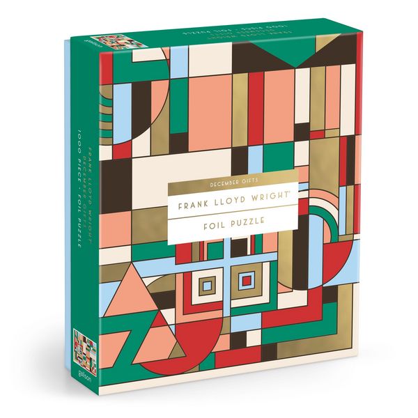 Produktbild: Frank Lloyd Wright December Gifts 1000 Piece Foil Puzzle