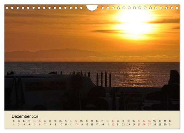 Produktbild: Teneriffa 2026 (Wandkalender 2026 DIN A4 quer), CALVENDO Monatskalender